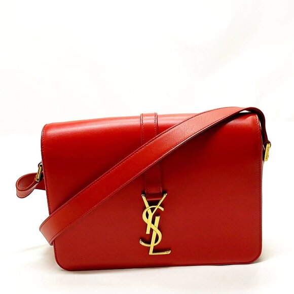 Saint Laurent Crossbody bag Red Leather 895-050625 - Picture 1 of 14